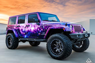 car wrap profesional graphic design vector design car