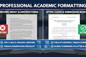format your thesis or dissertation to apa, mla or chicago style in word