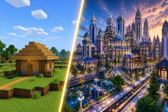 craft immersive voxelverse minecraft worlds,custom build