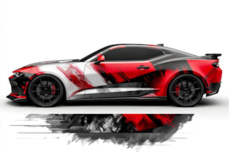 tesla cybertruck wrap design, vehicle wrap design