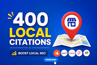 do manually build 400 worldwide local citations for local SEO