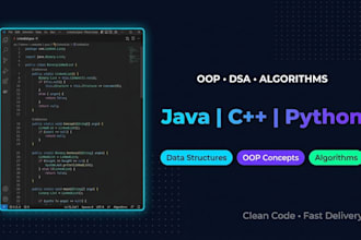 do oop data structures and algorithms projects in java and cpp