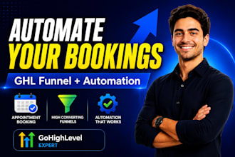 build appointment booking funnel with ghl automation