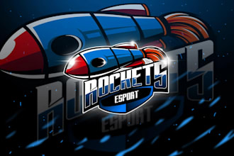 design outstanding custom rocket logo