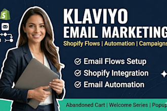 klaviyo email marketing, flow, campaign, automaton and design for e commerce