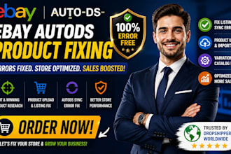 fix ebay autods product listing errors, sync issues and optimization