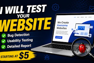 test your website for bugs usability and performance