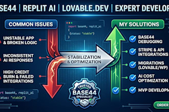 fix  base44 bug fixing base44 expert base44 integrations base44 replit web app