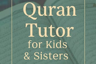 be your female alima quran tutor for kids and sisters  with tajweed