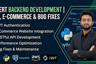 build django backend, rest API and jwt authentication and stripe paypal payments