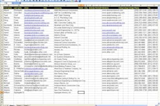 do data entry and formatting work in microsoft excel