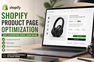 optimize your shopify product page, shopify store rebranding and customization