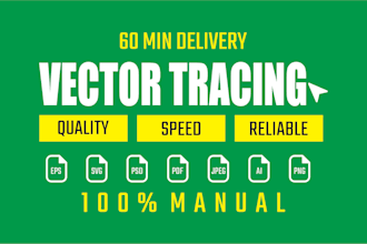 do vector tracing service in 1 hour