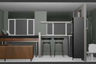 create architectural sketches and visual presentation boards