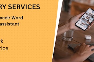 do data entry, typing and virtual assistant work