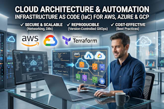 architect and automate your AWS azure or gcp cloud using terraform