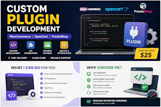 do woocommerce, prestashop and opencart plugins