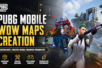 teach you how to create wow maps in pubg mobile