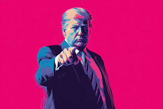 create a humorous political or satirical cartoon
