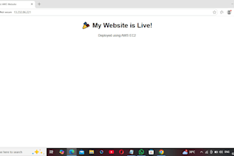 do setup and deploy website on AWS ec2 instance