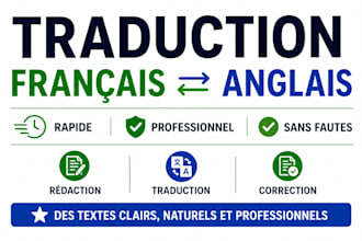 traduire vos textes francais anglais rapidement