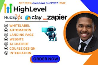 setup gohighlevel whitelabel CRM workflows and automation with zapier and clay