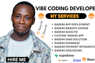 develop base 44 bugs fixing base44 replit base 44 app integration base 44 expert