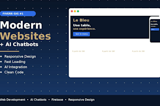 développeur web et chatbots ia