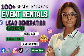 luxury event rental leads wedding rental leads event equipment rental leads