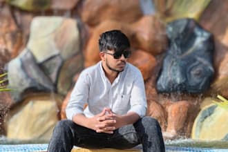 write hindi and english articles captions and content