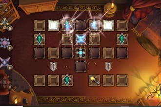 minimalist UI UX design, assets for mobile, PC, console games