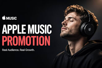 do professional apple music promotion with apple promotion to the best audience