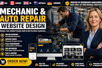 design mechanic website auto repair website car repair website auto repair