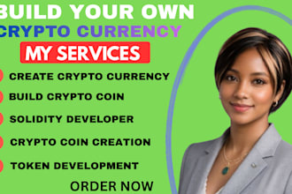 build and deploy your custom crypto coin or token professionally
