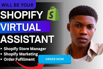 be your shopify store virtual assistant shopify store manager order fulfillment