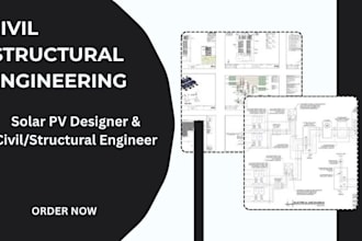 solar pv permit design with electrical and structural calculations
