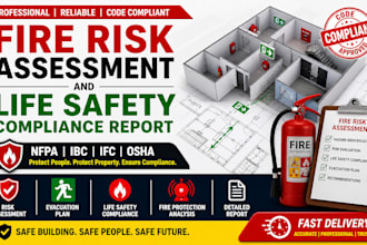 provide fire risk assessment and life safety compliance report