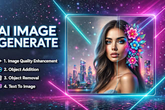 create stunning ai generated images, realistic art, thumbnails and design
