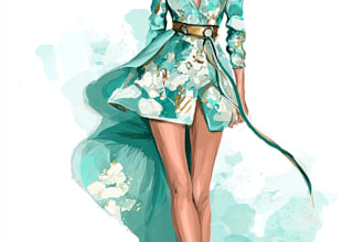 design your fashion collection and fashion illustrations