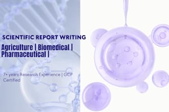 write a professional scientific research report