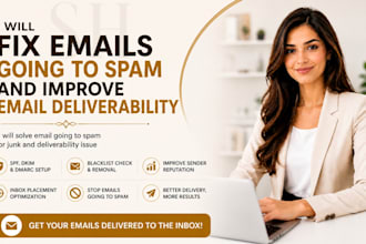 fix emails going to spam and improve email deliverability