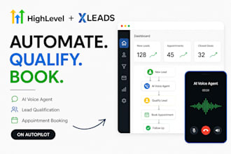 setup gohighlevel, xleads, CRM automation, ai voice agent
