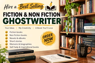 ghost your fiction book non fiction book and ebook ghostwriter  ebook writer