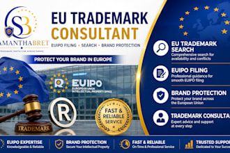 be your eu trademark consultant for euipo filing search and brand protection