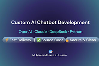 build a custom ai chatbot using openai or claude API
