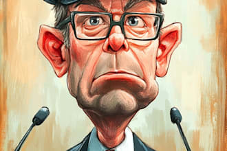 create digital political cartoon for political cartoon