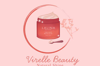 design professional minimalist fashion and beauty branding