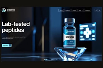 build woocommerce peptide website research peptide fda complaint peptide website