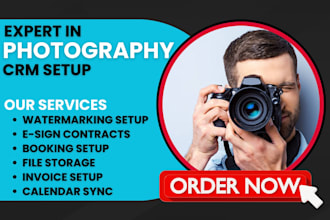 set up photography studio ninja vsco shootq zenfolio shootproof session CRM