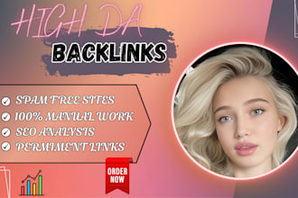 build strong high da backlinks to increase domain authority
